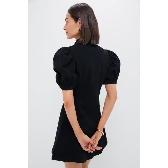 HYACINTH HOUSE Black Front Zip Denim Mini Dress Size XL NWT - Picture 2 of 8